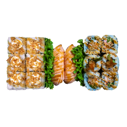 Salmon Shrimp Teriyaki Box