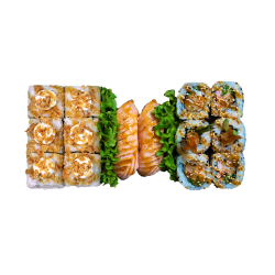 Salmon Shrimp Teriyaki Box